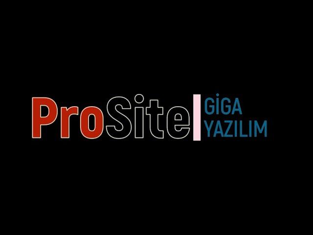 ProSite WEB - İşletme Projesi Nasıl Oluşturulur ? Gelir-Gider, Personel ve Firma Tanımlama ?