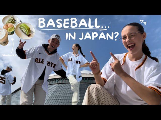 Day 4 In Japan! - Baseball Game, Behind The Scenes & Trying New Foods!