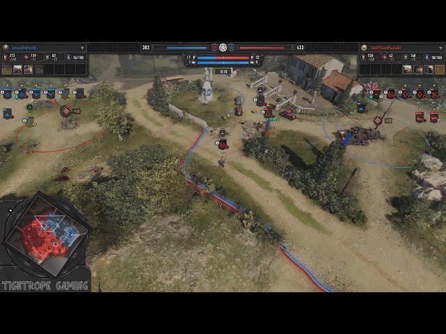 COH3 1v1 AcrossThePacfic (UK) vs TakePTOandPlayCoh3 (AK)