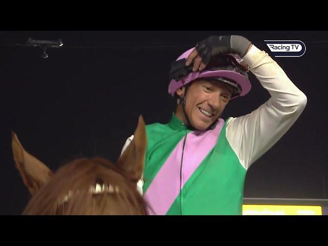 Incredible performance! Frankie Dettori strikes aboard Elite Power in the Riyadh Dirt Sprint!