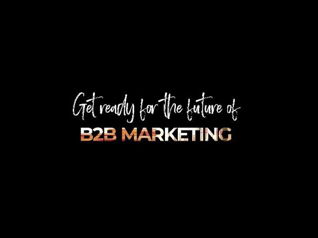 B2B Marketing Exchange 2024 - Teaser Video