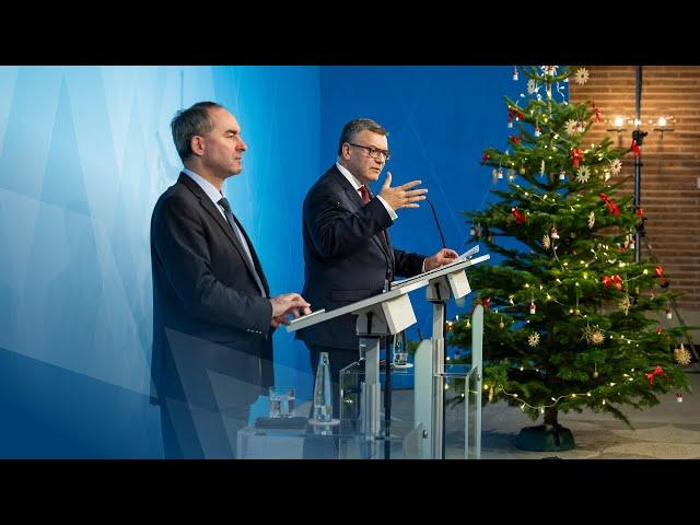 Video in Gebärdensprache: Pressekonferenz nach dem Kabinett (18.12.2024) - Bayern