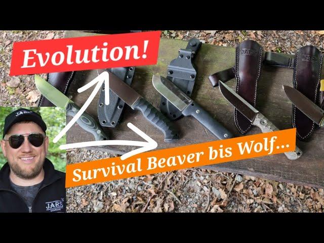 JARS Evolution von Survival Beaver bis Wolf. Irbis von Reini Rossmann VS Jäger Vergleich