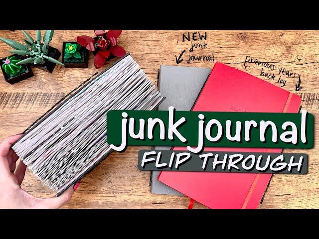 my first junk journal flip through | + new junk journals 