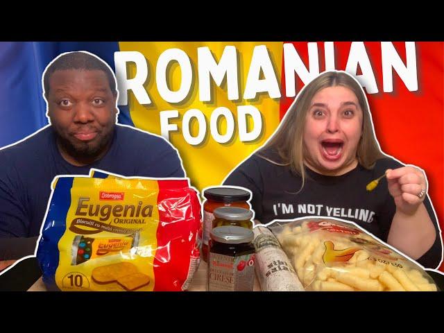 Americans Trying Romanian Snacks For The VERY First Time! [Taste Test]