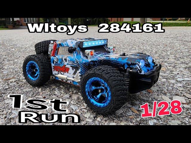 Wltoys 284161 RC Buggy Speed Run!! 1/28 Scale