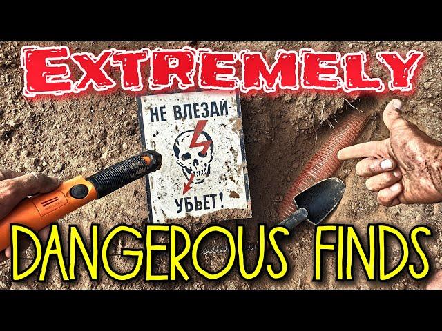 EXTREMELY DANGEROUS FINDS! Metal Detecting is cool & interesting hobby, but sometimes very dangerous