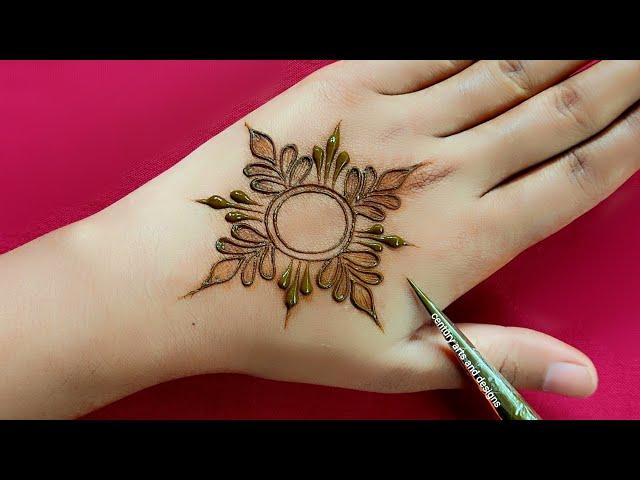 New stylish back hand mehndi design | Easy Mehndi Design | Mehndi ka design | Mehndi design |Mehndi