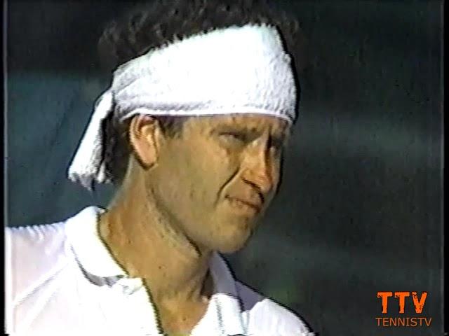 John McEnroe  Erupts Against Umpire Jay Snyder While Playing Ivan Lendl