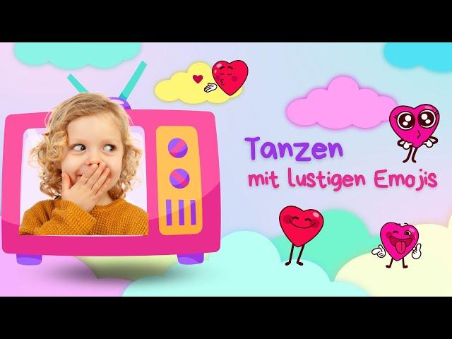 Tanz mit Lustige Emoji-Party für Kinder & Kleinkinder | Fröhliche Kindermusik