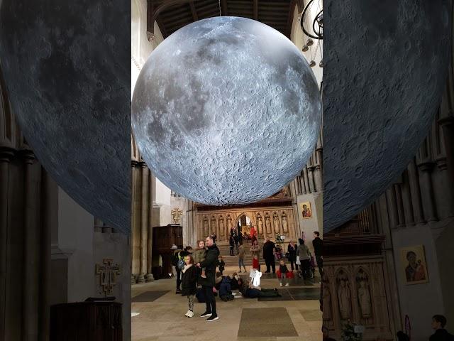 The Moon Exhibit at Rochester Cathedral in Rochester England