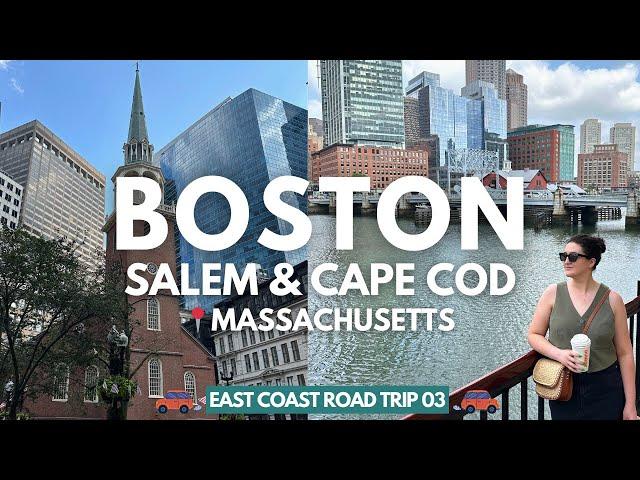 Exploring Massachusetts: Boston, Provincetown, Cape Cod & Salem Travel Vlog | New England Road Trip
