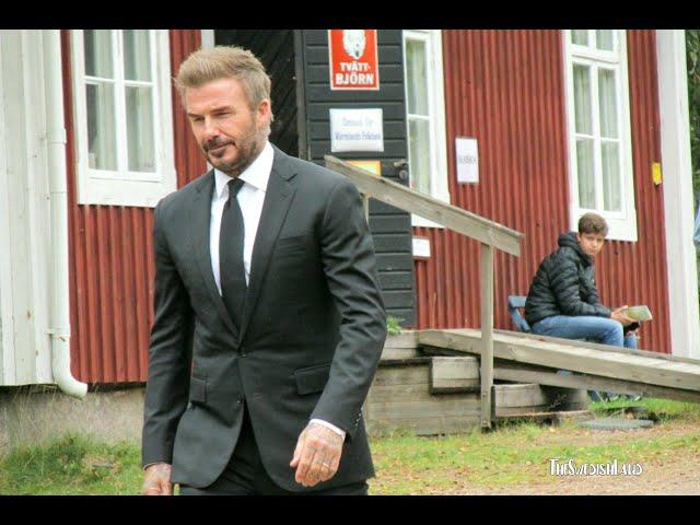 David Beckham in Sweden ( Torsby ) 2024