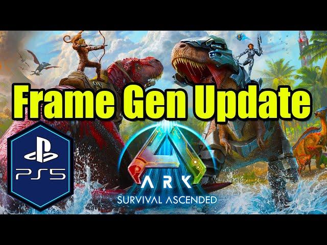 Ark Survival Ascended PS5 Gameplay [Frame Gen Update] [Optimized] [Ray Tracing]