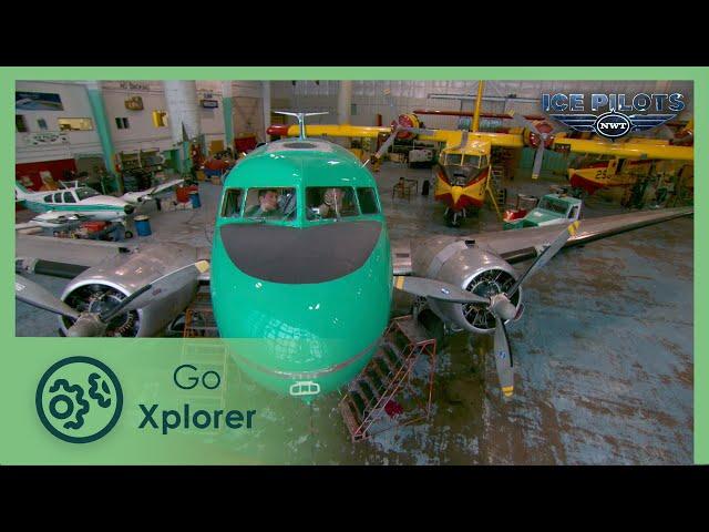 Hoisting a CL‐215 water bomber - Ice Pilots NWT S04E08 - Go Xplorer