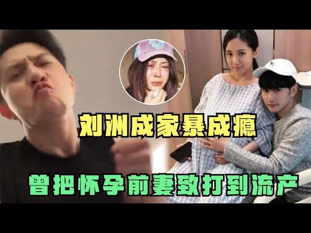 刘洲成家暴成瘾？对着镜头拳打脚踢视角窒息，曾把前妻打到流产！