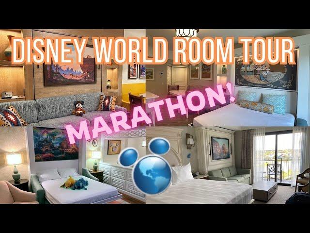 Disney World Room Tour Marathon!