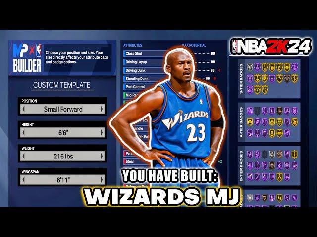 BEST *WIZARDS* MICHAEL JORDAN BUILD IN NBA 2K24