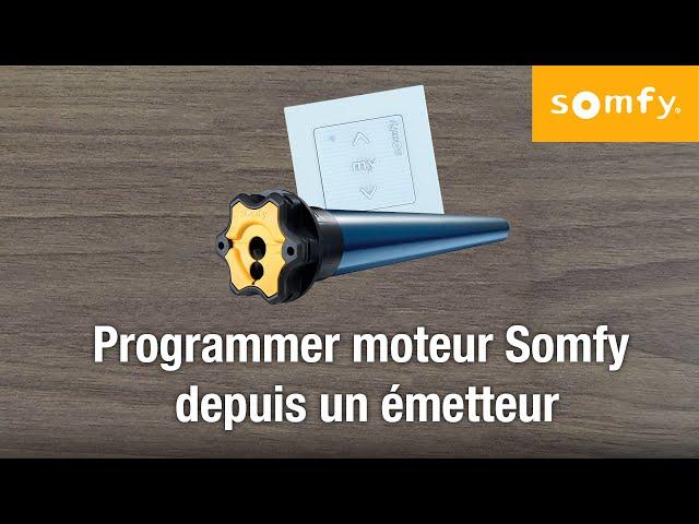 Programmer émetteur Somfy et son moteur (Réinitialisation) - 100% Volet Roulant