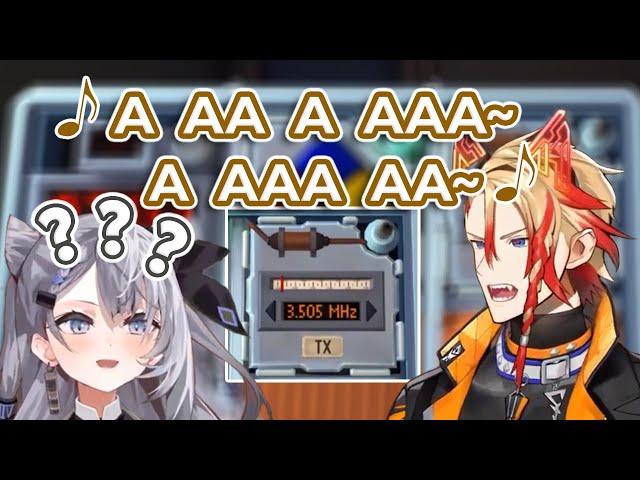 Axel starts singing Morse Code and confuses Zeta a lot
