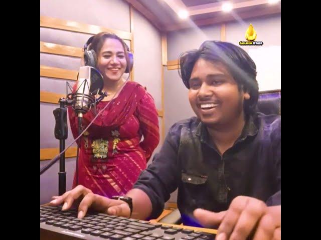 Cholone Bolone Nesha Nesha Lage Bipasha | New Song Recording | Akash Mahmud | Golden Drop | 2022