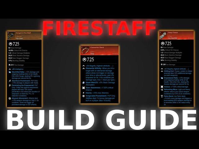 THE MOST CONSISTENT DPS IN THE GAME | Firestaff Build Guide