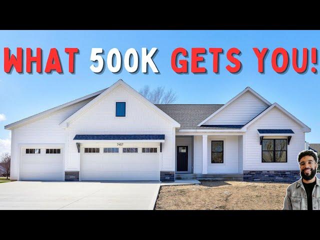 AFFORDABLE Luxury House Tour Near Grand Rapids Michigan | New Construction Homes