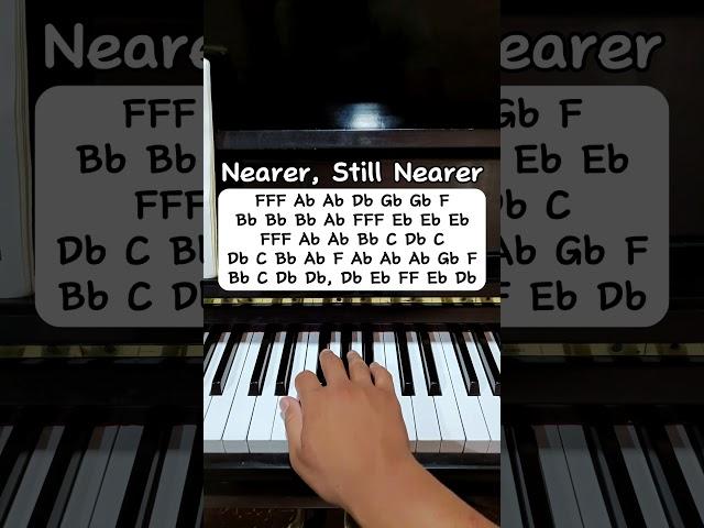 Nearer Still Nearer - Piano tutorial