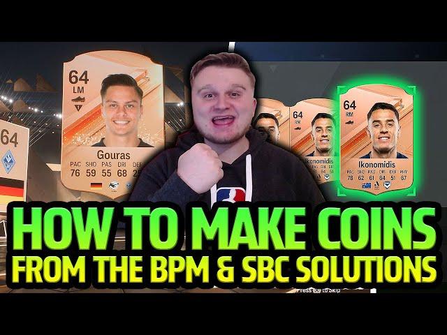 How to MAKE COINS with the BPM & SBC SOLUTION TRADING! (EA FC24)