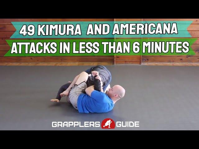 49 Kimura and Americana Attacks in Less Than 6 Min - Jason Scully BJJ Grappling