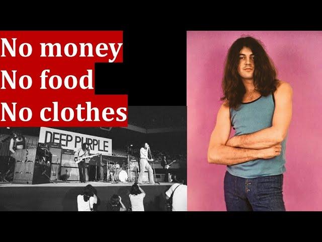 How much Ian Gillan was paid in Deep Purple, went broke in 1982