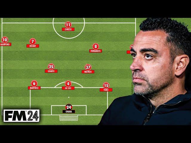 Xavi tactics in football manager OVERLOAD & ISOLATE