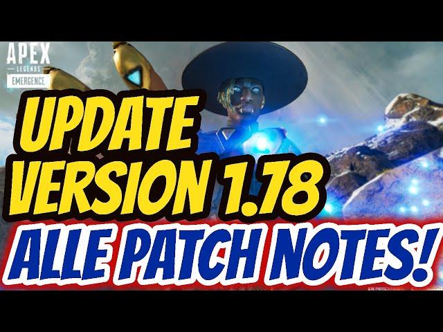 UPDATE VERSION 1.78 - Riesen SEER NERF + Patch Notes / Apex legends Season 10 (deutsch)