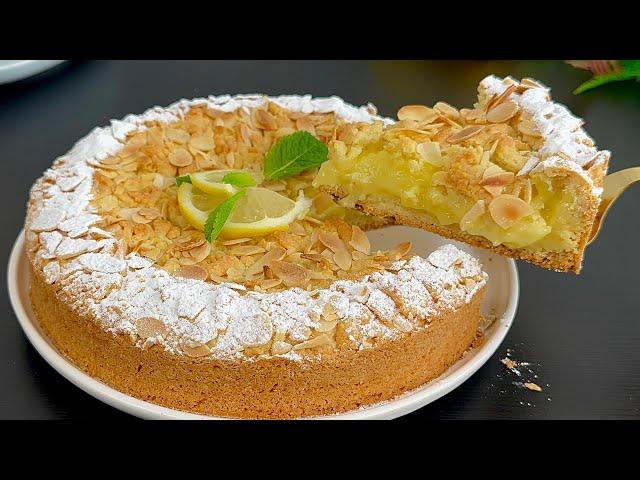 The Easy Cake That Disappears in 1 Minute!! Melt in Mouth Lemon Cream Cake!