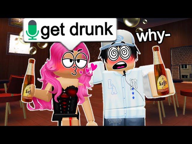 Roblox 17+ VOICE CHAT.. But everyone’s DRUNK