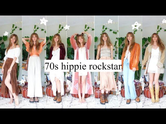 dressing like a 70s hippie rockstar