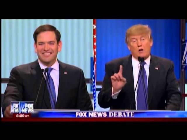 Donald Trump Mocks 'Little Marco' Rubio At Fox News Debate