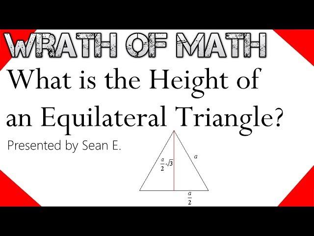 What is the Height of an Equilateral Triangle?