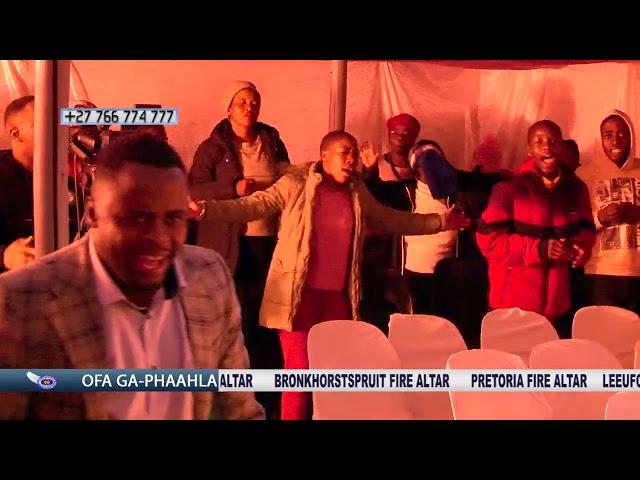 Outpourings Fire Altar Revival in Ga-Phaahla with Prophet Joshua-Eldad. Testimony by Gogo Phuthuma