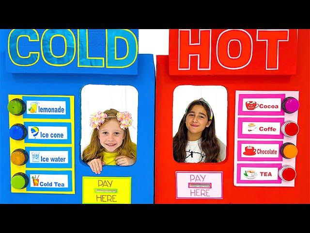 Nastya and Hot vs Cold challenge