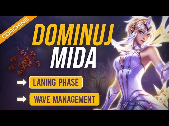 Jak grać na MIDZIE.. [COACHING] - Wave Management, Mechaniki itd. | Poradnik Mid Lane s12