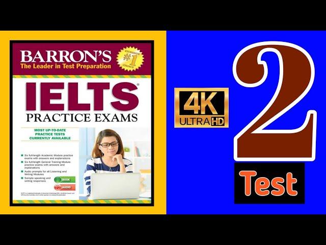 BARRON'S IELTS LISTENING TEST - 2 | barron's ielts listening test - 2 | IELTS | RUTVIK IELTS |