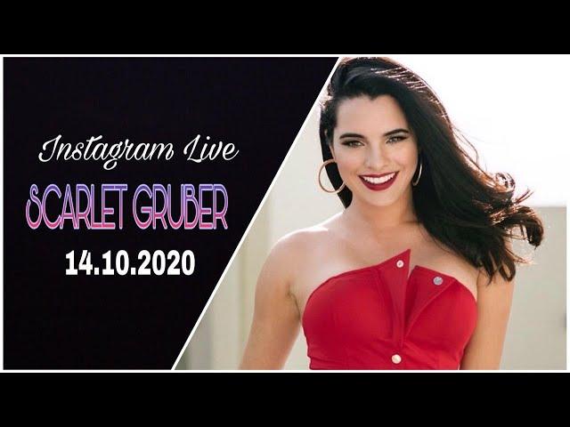 Instagram Live || Scarlet Gruber (12/10/2020)