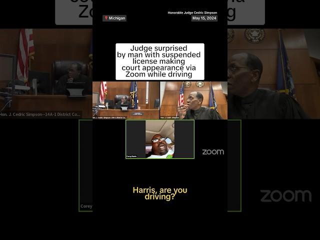 Man with suspended license makes court appearance via Zoom while driving