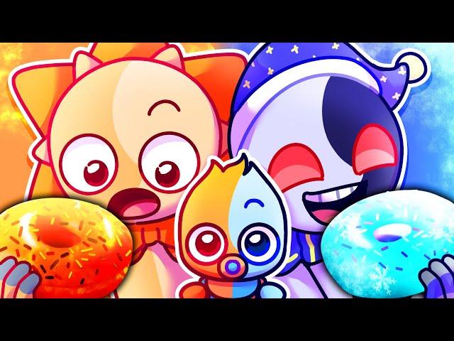 SUN VS MOON | Hot VS Cold MUKBANG - FNAF Security Breach ANIMATION [KIKICK!]