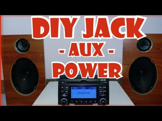 Crafting Power Jack and AUX for Hyundai automobile CD