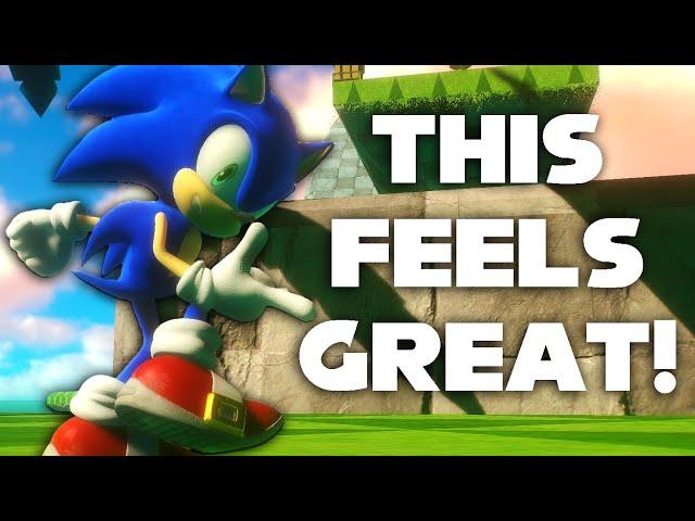 the most AMBITIOUS sonic frontiers level mod