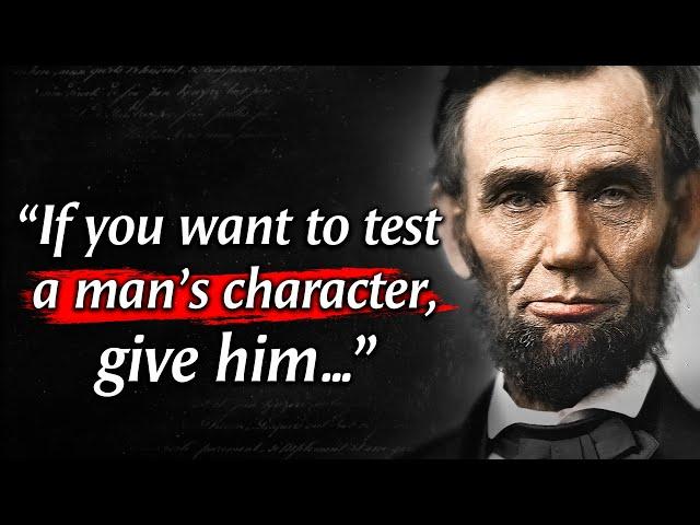 Abraham Lincoln – Life Lessons that are Really Worth Listening To