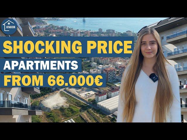 Shocking price apartments from 66.000 euro in Alanya / Avsalar Turkey