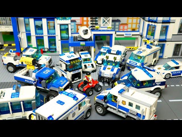 LEGO Cars and Trucks for kids and big Police station